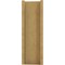 Ekena Millwork 8-in W x 24-in D x 24-in H Funston Slat Rough Cedar Woodgrain TimberThane Outlooker, Primed Tan OUTUR080X24X24FST24RCPR - alternate 6